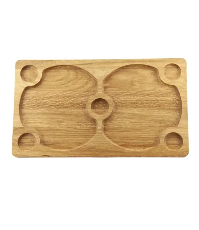 Піднос дерев'яний з дуба 47x27 см "Мод2"